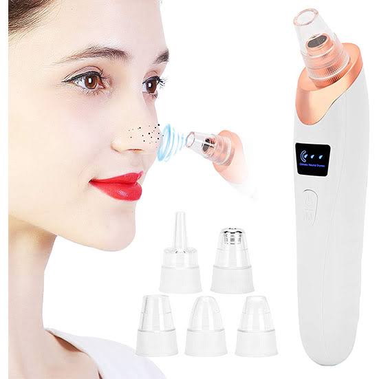 Rechargeable Electric Blackhead Remover & Pore Vacuum Cleaner for Deep Facial Cleansing