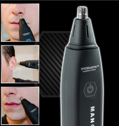 Professional USB Rechargeable Nose  Ear& Eye Brow Hair Trimmer for Men & Women | Precision Grooming Clipper
