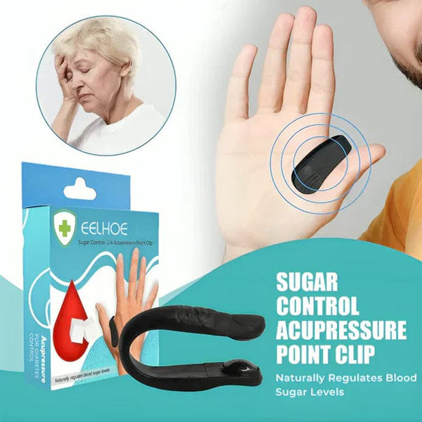 Sugar Control Acupressure Point Clip – Magnetic Finger Pressure Clip for Wellness, Relaxation & Daily Self-Care